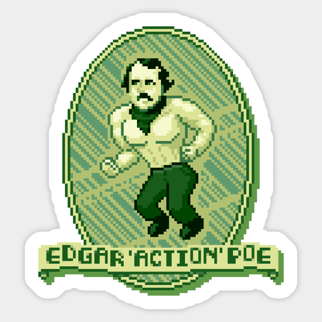 Pixel art - Action Poe Sticker by Heyyminus